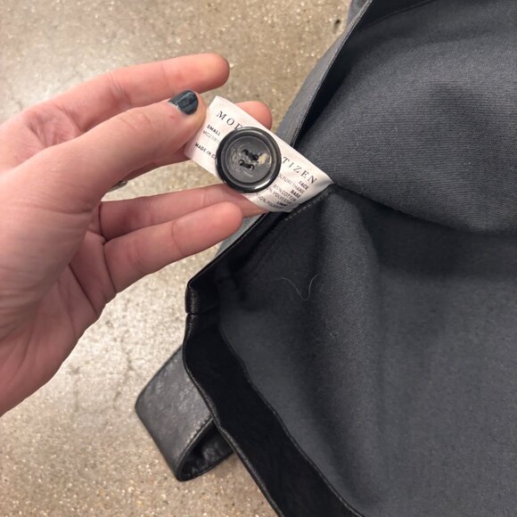 Modern Citizen Tanner Vegan Leather Wrap Skirt - Picture 10 of 11